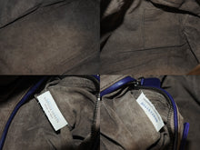 Load image into Gallery viewer, 極美品 BOTTEGA VENETA ボッテガヴェネタ イントレチャート 2WAY ミニ ボストンバッグ パープル ブルー 中古 4b006804
