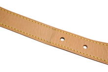 Load image into Gallery viewer, LOUIS VUITTON ルイヴィトン ショルダーストラップ TH0076 バギー用 ベージュ ヌメ革 全長125 美品 中古 4b006806
