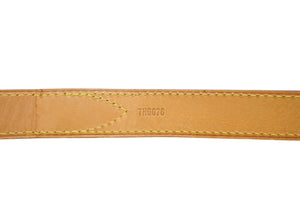 LOUIS VUITTON ルイヴィトン ショルダーストラップ TH0076 バギー用 ベージュ ヌメ革 全長125 美品 中古 4b006806