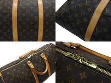 Load image into Gallery viewer, 極美品 LOUIS VUITTON ルイヴィトン キーポル50 ボストンバッグ M41426 モノグラムキャンバス ブラウン ゴールド金具 中古 4b006810