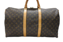 Load image into Gallery viewer, LOUIS VUITTON ルイヴィトン キーポル50 ボストンバッグ M41426 モノグラムキャンバス ブラウン ゴールド金具 美品 中古 4b006811