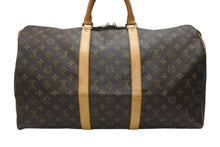 Load image into Gallery viewer, LOUIS VUITTON ルイヴィトン キーポル50 ボストンバッグ M41426 モノグラムキャンバス ブラウン ゴールド金具 美品 中古 4b006811