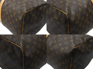 LOUIS VUITTON ルイヴィトン キーポル50 ボストンバッグ M41426 モノグラムキャンバス ブラウン ゴールド金具 美品 中古 4b006811