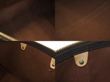 Load image into Gallery viewer, LOUIS VUITTON ルイヴィトン キーポル55 ボストンバッグ M41424 モノグラム PVC ヌメ革 ブラウン 美品 中古 4b006813