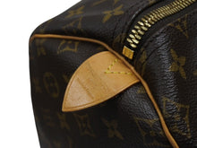 Load image into Gallery viewer, LOUIS VUITTON ルイヴィトン キーポル55 ボストンバッグ M41424 モノグラム PVC ヌメ革 ブラウン 美品 中古 4b006813