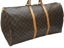 Load image into Gallery viewer, 極美品 LOUIS VUITTON ルイヴィトン キーポル60 ボストンバッグ M41422 モノグラム PVC レザー ブラウン 中古 4b006814