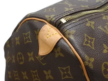 Load image into Gallery viewer, 極美品 LOUIS VUITTON ルイヴィトン キーポル60 ボストンバッグ M41422 モノグラム PVC レザー ブラウン 中古 4b006814