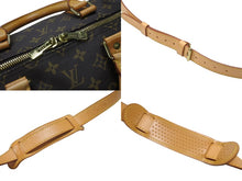 Load image into Gallery viewer, LOUIS VUITTON ルイヴィトン キーポル バンドリエール55 ボストンバッグ M41414 モノグラム ブラウン 美品 中古 4b006815