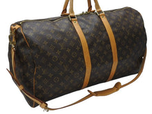 Load image into Gallery viewer, LOUIS VUITTON ルイヴィトン キーポル バンドリエール55 ボストンバッグ M41414 モノグラム ブラウン 美品 中古 4b006815
