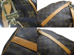 LOUIS VUITTON ルイヴィトン キーポル バンドリエール55 ボストンバッグ M41414 モノグラム ブラウン 美品 中古 4b006815
