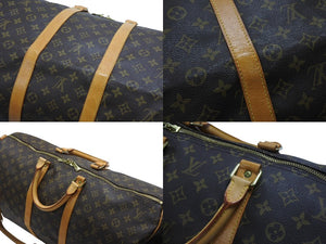 LOUIS VUITTON ルイヴィトン キーポル バンドリエール55 ボストンバッグ M41414 モノグラム ブラウン 美品 中古 4b006815
