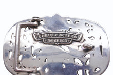 Load image into Gallery viewer, 極美品 CHROME HEARTS クロムハーツ BUCKL CEMETERY ベルト セメタリークロス バックル シルバー925 246g 中古 4b006820