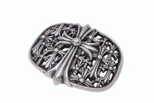 Load image into Gallery viewer, 極美品 CHROME HEARTS クロムハーツ BUCKL CEMETERY ベルト セメタリークロス バックル シルバー925 246g 中古 4b006820