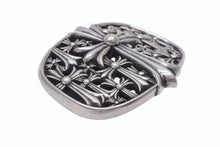 Load image into Gallery viewer, 極美品 CHROME HEARTS クロムハーツ BUCKL CEMETERY ベルト セメタリークロス バックル シルバー925 246g 中古 4b006820