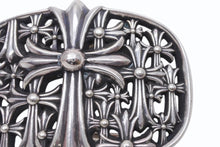 Load image into Gallery viewer, 極美品 CHROME HEARTS クロムハーツ BUCKL CEMETERY ベルト セメタリークロス バックル シルバー925 246g 中古 4b006820