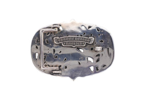 極美品 CHROME HEARTS クロムハーツ BUCKL CEMETERY ベルト セメタリークロス バックル シルバー925 246g 中古 4b006820