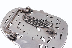 極美品 CHROME HEARTS クロムハーツ BUCKL CEMETERY ベルト セメタリークロス バックル シルバー925 246g 中古 4b006820