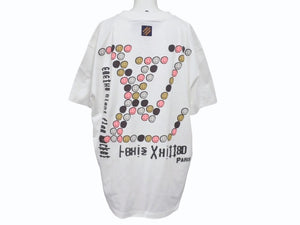 新品未使用 LOUIS VUITTON CPFM ルイヴィトン 希少 半袖Ｔシャツ コットン ホワイト マルチカラー サイズXL 中古 4b006822