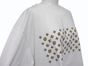 新品未使用 LOUIS VUITTON CPFM ルイヴィトン 希少 半袖Ｔシャツ コットン ホワイト マルチカラー サイズXL 中古 4b006822