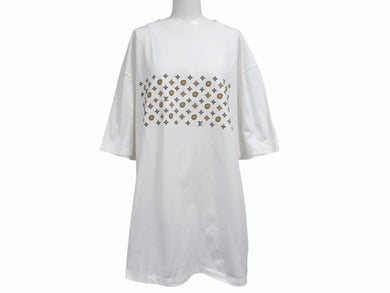 新品未使用 LOUIS VUITTON CPFM ルイヴィトン 希少 半袖Ｔシャツ コットン ホワイト マルチカラー サイズ5XL 中古 4b006823