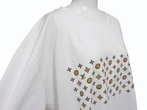 新品未使用 LOUIS VUITTON CPFM ルイヴィトン 希少 半袖Ｔシャツ コットン ホワイト マルチカラー サイズ5XL 中古 4b006823