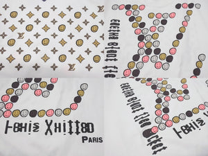 新品未使用 LOUIS VUITTON CPFM ルイヴィトン 希少 半袖Ｔシャツ コットン ホワイト マルチカラー サイズ5XL 中古 4b006823