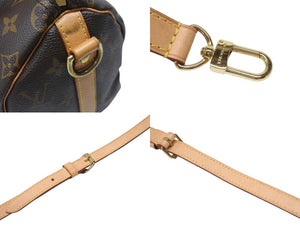 極美品 LOUIS VUITTON ルイヴィトン スピーディ バンドリエール25 ハンドバッグ M41113 モノグラム ブラウン 中古 4b006826