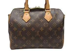 極美品 LOUIS VUITTON ルイヴィトン スピーディ バンドリエール25 ハンドバッグ M41113 モノグラム ブラウン 中古 4b006827