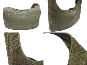 BOTTEGAVENETA ボッテガヴェネタ イントレチャート ショルダーバッグ イタリア製 アルガ レザー 美品 中古 4b006830