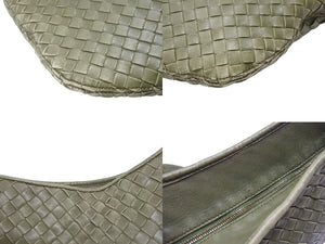 BOTTEGAVENETA ボッテガヴェネタ イントレチャート ショルダーバッグ イタリア製 アルガ レザー 美品 中古 4b006830