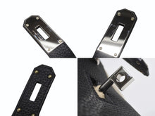 Load image into Gallery viewer, 新品未使用 エルメス HERMES ケリーアッカドPM W刻印 ワンショルダーバッグ ブラック 新型 シルバー金具 中古 4b006839