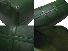 Load image into Gallery viewer, LOUIS VUITTON ルイヴィトン キーポル50 ボストンバッグ M42964 ボルネオグリーン エピレザー ゴールド金具 美品 中古 4b006843