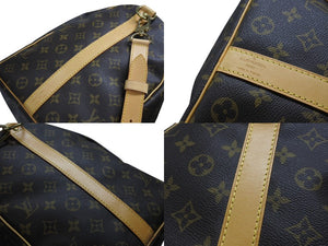 極美品 LOUIS VUITTON ルイヴィトン モノグラム キーポルバンドリエール50 ブラウン M41416 ボストンバッグ 中古 4b006844