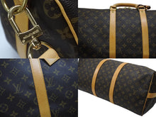 Load image into Gallery viewer, 極美品 LOUIS VUITTON ルイヴィトン モノグラム キーポルバンドリエール50 ブラウン M41416 ボストンバッグ 中古 4b006844