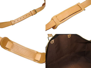 極美品 LOUIS VUITTON ルイヴィトン モノグラム キーポルバンドリエール50 ブラウン M41416 ボストンバッグ 中古 4b006844
