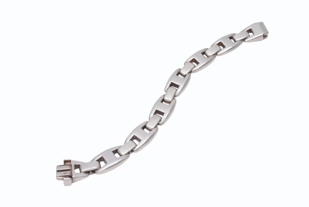HERMES cassiopeia エルメス ブレスレット カシオペア 6コマ シルバー SV925 58.5g 美品 中古 4b006744