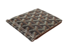 画像をギャラリービューアに読み込む, 極美品 GOYARD ゴヤール サントマ マネークリップ 二つ折り財布 ヘリンボーン ブラック レザー PVC 中古 4b006853 