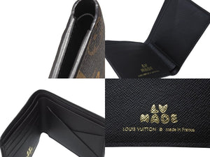 同じく同様 ルイヴィトン ルイヴィトン ポルトフォイユ ミルティプル 二つ折り財布 M81108 モノグラムストライプ 中古キャンバス 4b006859 