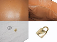Load image into Gallery viewer, HERMES エルメス Haut a Courroies オータクロア50 ハンドバッグ アルデンヌ ナチュラル ブロンズ金具 〇Z刻印 美品 中古 4b006861