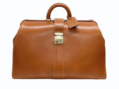 LOUIS VUITTON ルイヴィトン パーソナルオーダー ボストンバッグ ノマドM M80310 レザー ブラウン ゴールド金具 美品 中古 4b006890