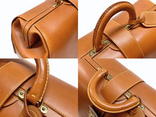 Load image into Gallery viewer, LOUIS VUITTON ルイヴィトン パーソナルオーダー ボストンバッグ ノマドM M80310 レザー ブラウン ゴールド金具 美品 中古 4b006890