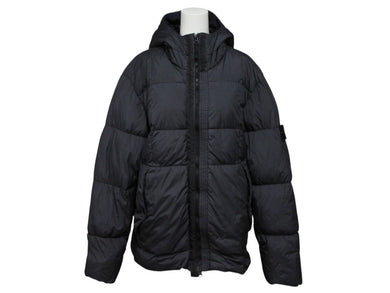 STONE ISLAND ストーンアイランド ダウンジャケット 691541223 サイズL ブラック ナイロン 良品 中古 4b006893
