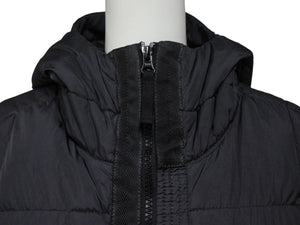 STONE ISLAND ストーンアイランド ダウンジャケット 691541223 サイズL ブラック ナイロン 良品 中古 4b006893