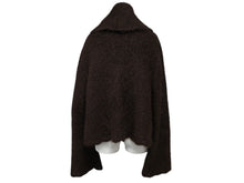 Load image into Gallery viewer, HERMES エルメス マルジェラ期 ファージャケット ブラウン モヘヤ ナイロン 美品 中古 4b006896