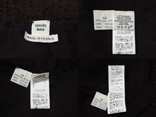 Load image into Gallery viewer, HERMES エルメス マルジェラ期 ファージャケット ブラウン モヘヤ ナイロン 美品 中古 4b006896