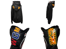 Load image into Gallery viewer, A BATHING APE アベイシングエイプ シャークフルジップジャケット 1I80-140-013 ブラック シープスキン サイズL 美品 中古 4b006897