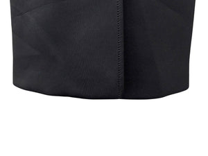極美品 PRADA プラダ Bonding Coat ボンディングコート P695II S191 サイズ38S ブラック ロゴパッチ ポリエステル スパンデックス 中古 4b006898