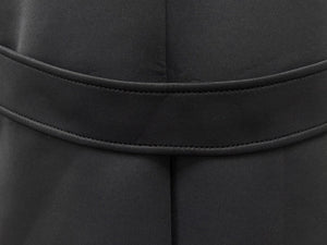 極美品 PRADA プラダ Bonding Coat ボンディングコート P695II S191 サイズ38S ブラック ロゴパッチ ポリエステル スパンデックス 中古 4b006898