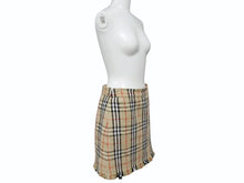 Load image into Gallery viewer, 極美品 BURBERRY バーバリー ミニスカート ヴィンテージチェック フリンジ 8063228 コットン ヴァージンウール ポリミアド サイズ38 中古 4b006902