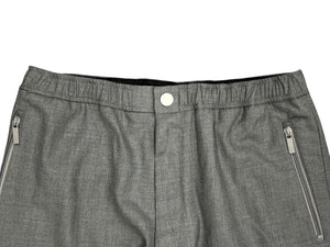 THOM BROWNE トムブラウン ストライプ スラックス MTT012A-00626035 イージーウェスト グレー サイズ4 美品 中古 4b006907